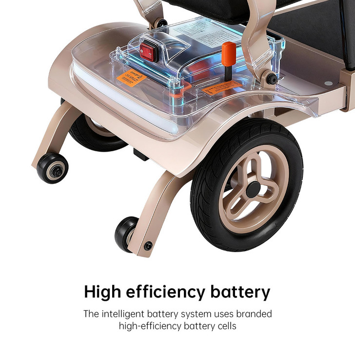 Infinity Ultra Lite Mobility Scooter- Champagne
