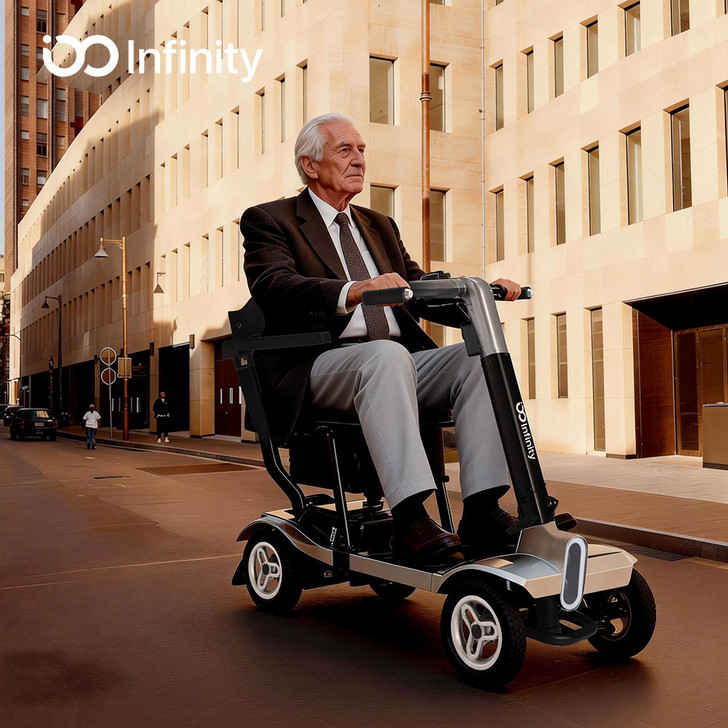 Infinity Ultra Lite Mobility Scooter- Grey