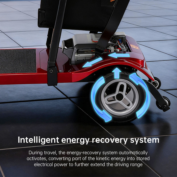 Infinity Ultra Lite Mobility Scooter-Red
