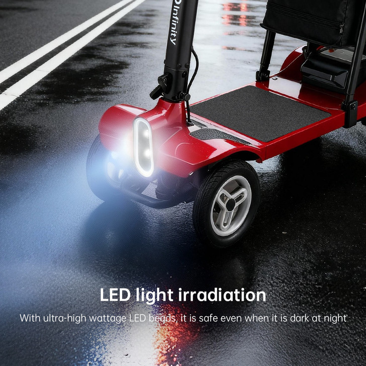 Infinity Ultra Lite Mobility Scooter-Red
