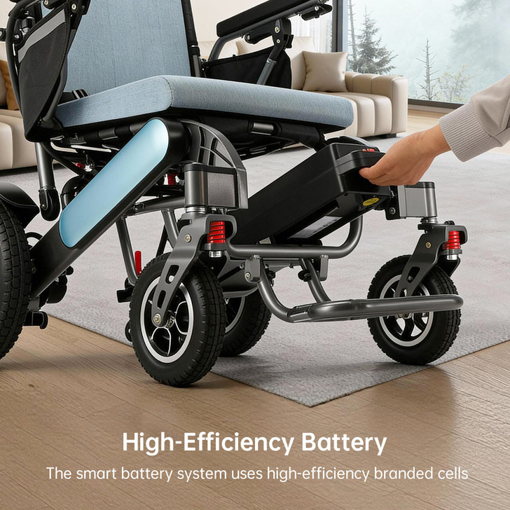 Infinity Comfort Electric Wheelchair - Blue