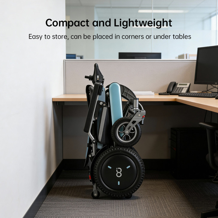Infinity Comfort Electric Wheelchair - Blue
