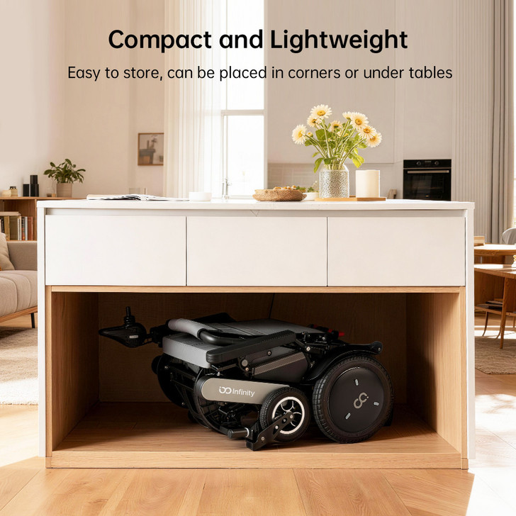 Infinity Comfort Electric Wheelchair - Grey