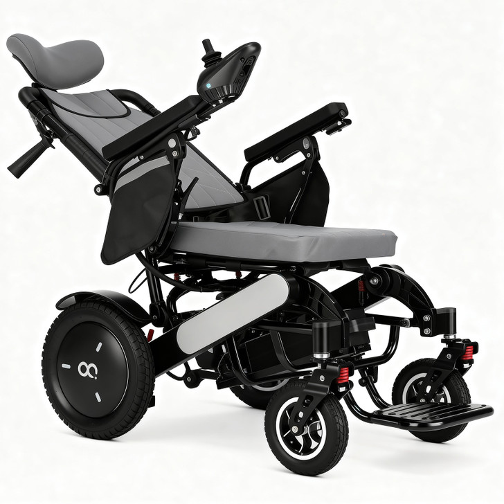 Infinity Comfort Electric Wheelchair Grey