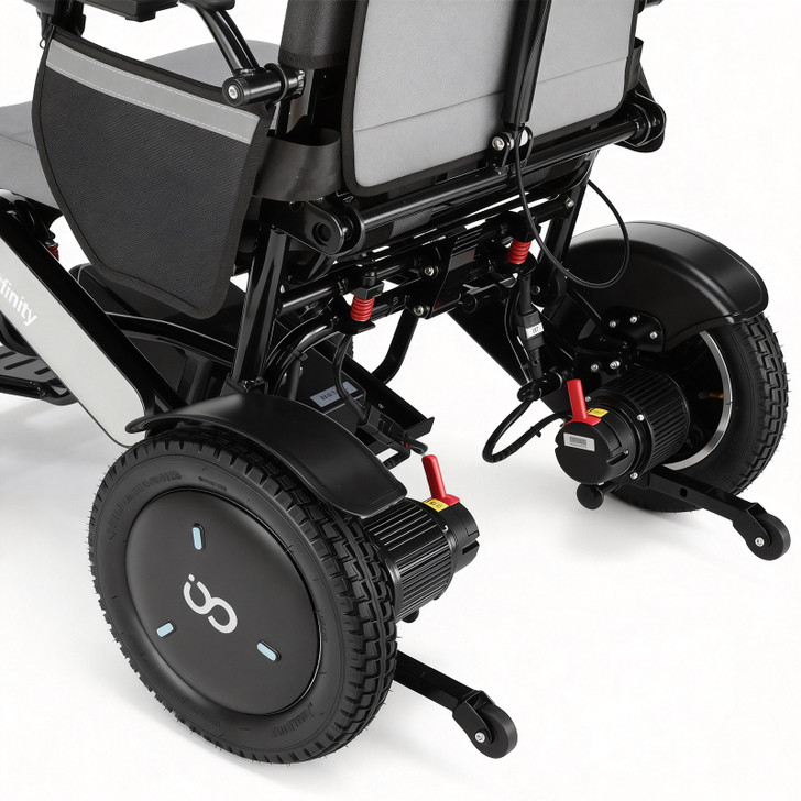 Infinity Comfort Electric Wheelchair Grey