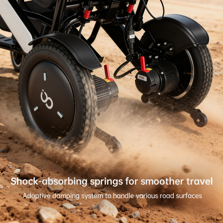 Infinity Comfort Electric Wheelchair Grey