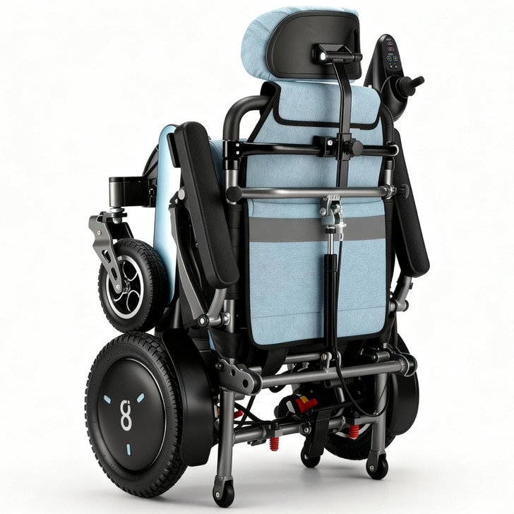 Infinity Comfort Electric Wheelchair – Blue
