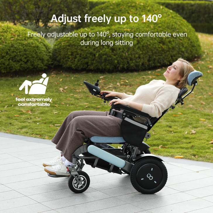 Infinity Comfort Electric Wheelchair – Blue
