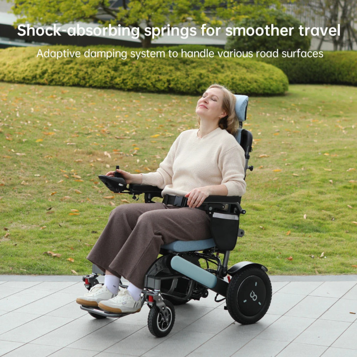 Infinity Comfort Electric Wheelchair - Blue