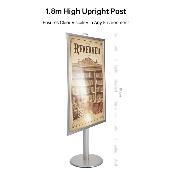 A0 Poster Stand- Single Sided With 32mm Heavy Duty Snap Frame