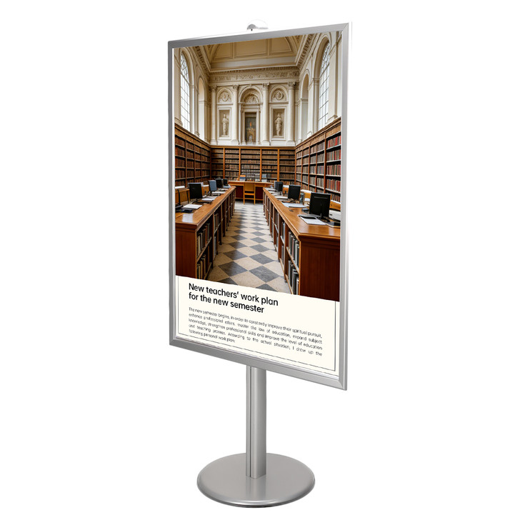 A0 Poster Stand- Single Sided With 32mm Heavy Duty Snap Frame