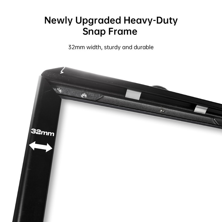 A1 Poster Stand- Double Sided Black With 32mm Heavy Duty Snap Frame