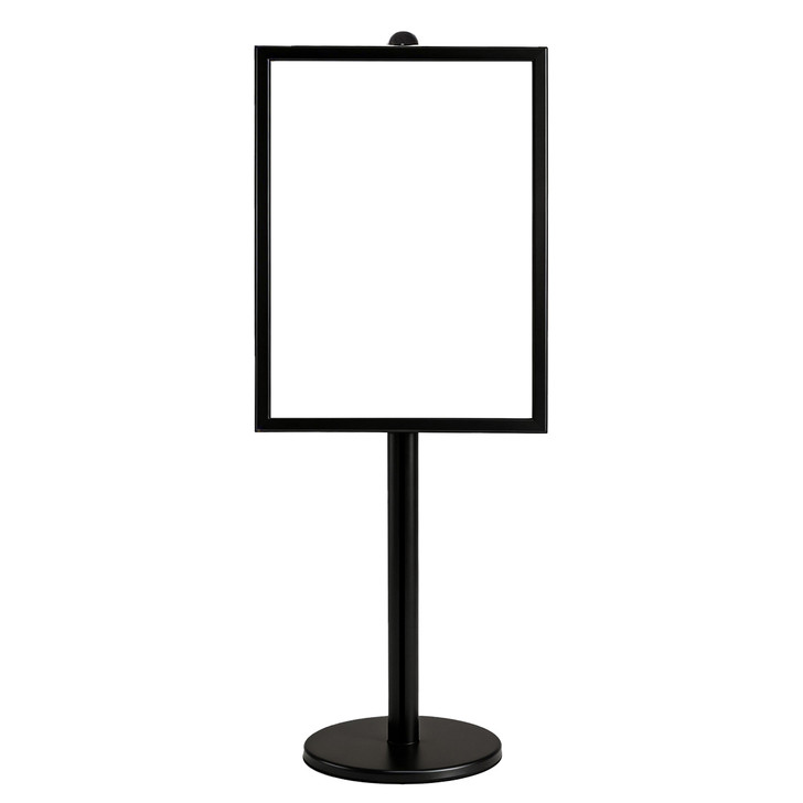A1 Poster Stand- Single Sided Black With 32mm Heavy Duty Snap Frame