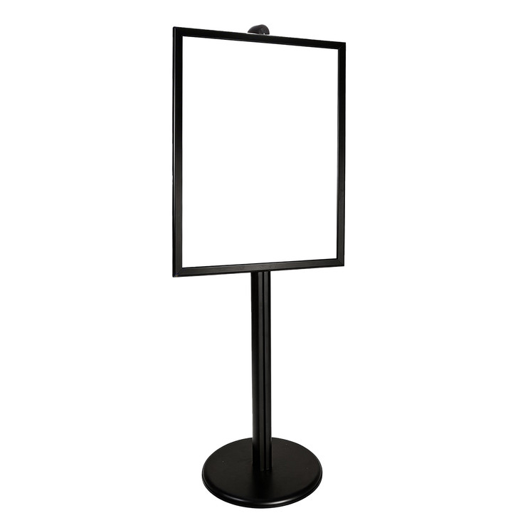 A1 Poster Stand- Single Sided Black With 32mm Heavy Duty Snap Frame