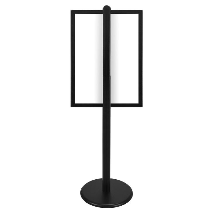A1 Poster Stand- Single Sided Black With 32mm Heavy Duty Snap Frame