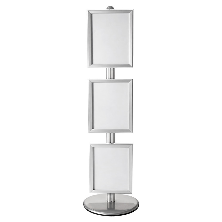 3x A3 Poster Stand- Single Sided With 32mm Heavy Duty Snap Frame