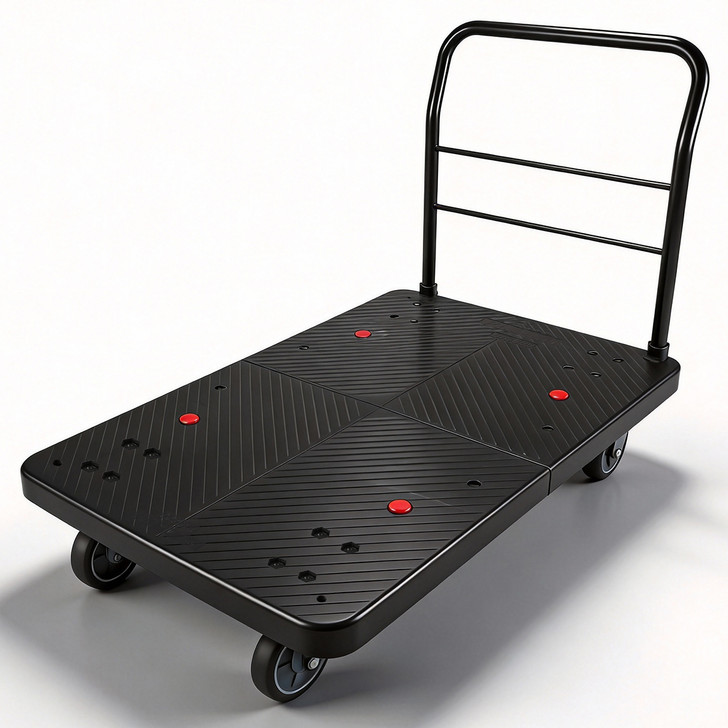 600KG Plastic Platform wire Meshtrolley