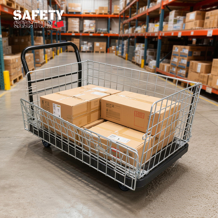 600KG Plastic Platform wire Meshtrolley