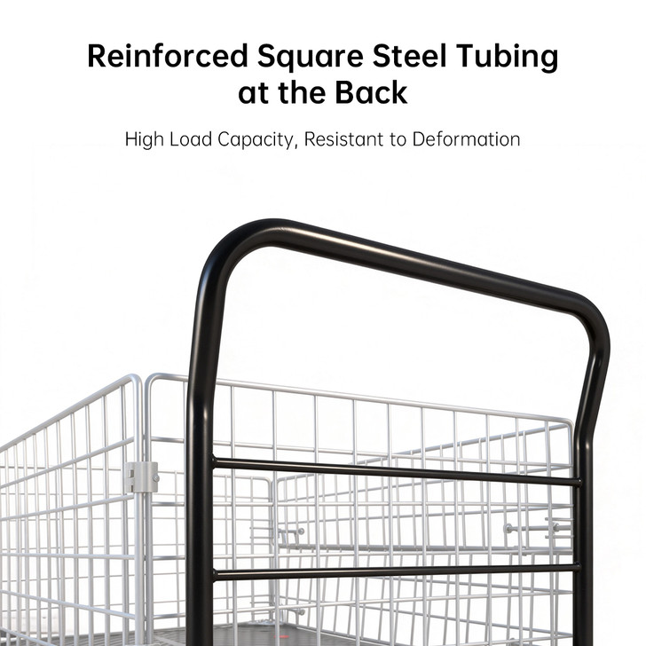 600KG Plastic Platform wire Meshtrolley