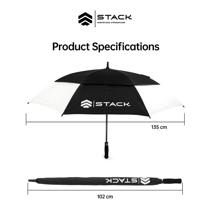 STACK Umbrella Black