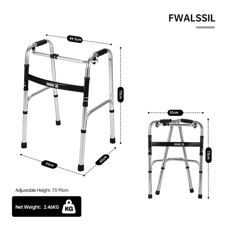 SectorCare Foldable Aluminium Walker