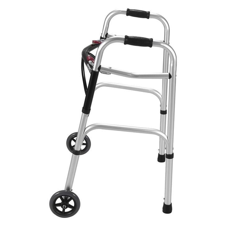 Foldable Aluminium Walker with Wheels