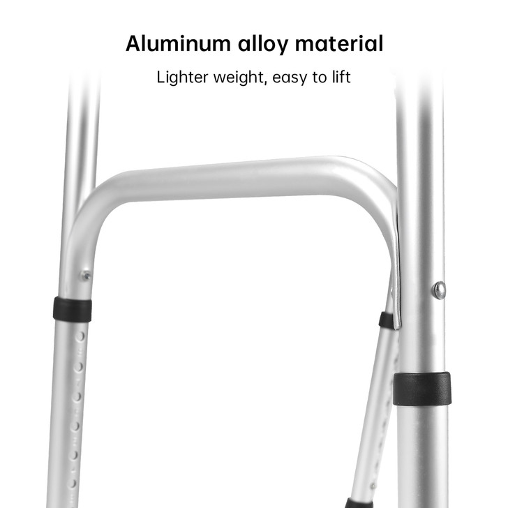 Foldable Aluminium Walker with Wheels