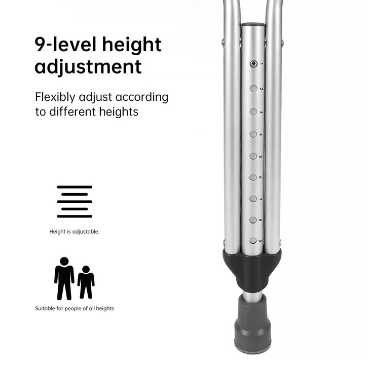 Aluminium Underarm Crutches