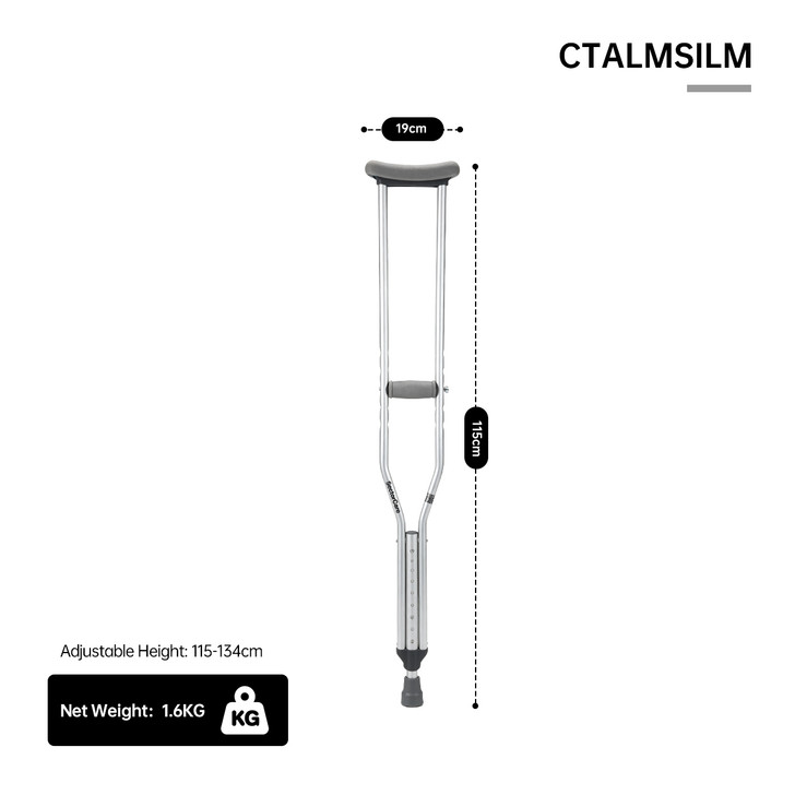 SectorCare Aluminium Underarm Crutches