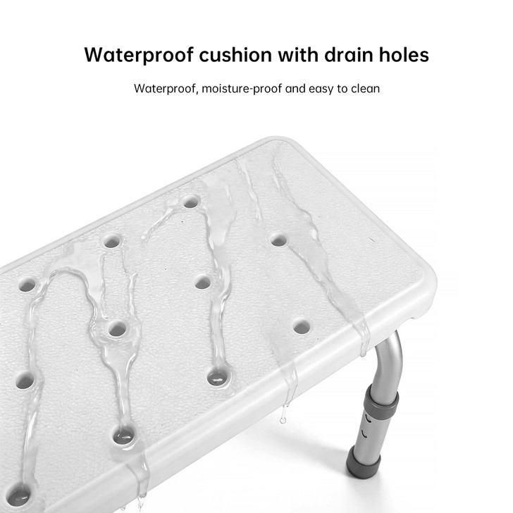 Height Adjustable Aluminium Shower Stool