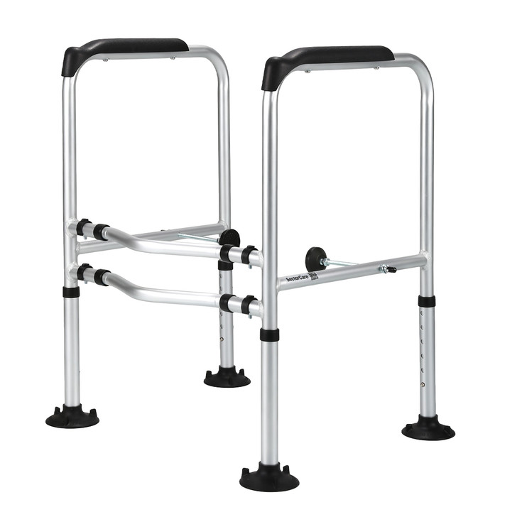 Height Adjustable Toilet Safety Frame with Large Suction Feet