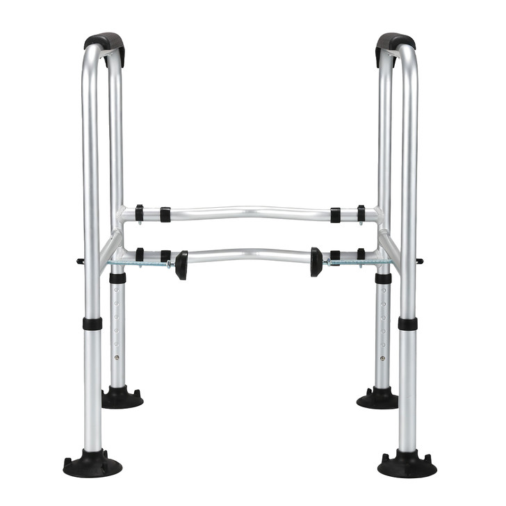 Height Adjustable Toilet Safety Frame with Large Suction Feet