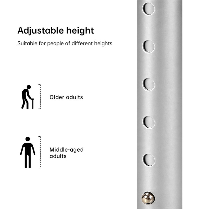 Height Adjustable Toilet Safety Frame with Large Suction Feet