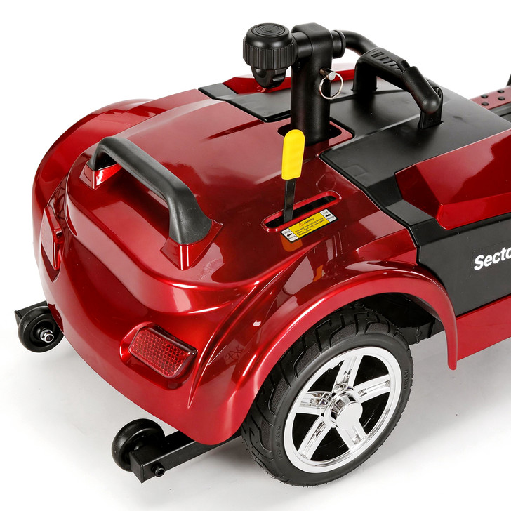 SectorCare Comfort Pro Mobility Scooter - Red