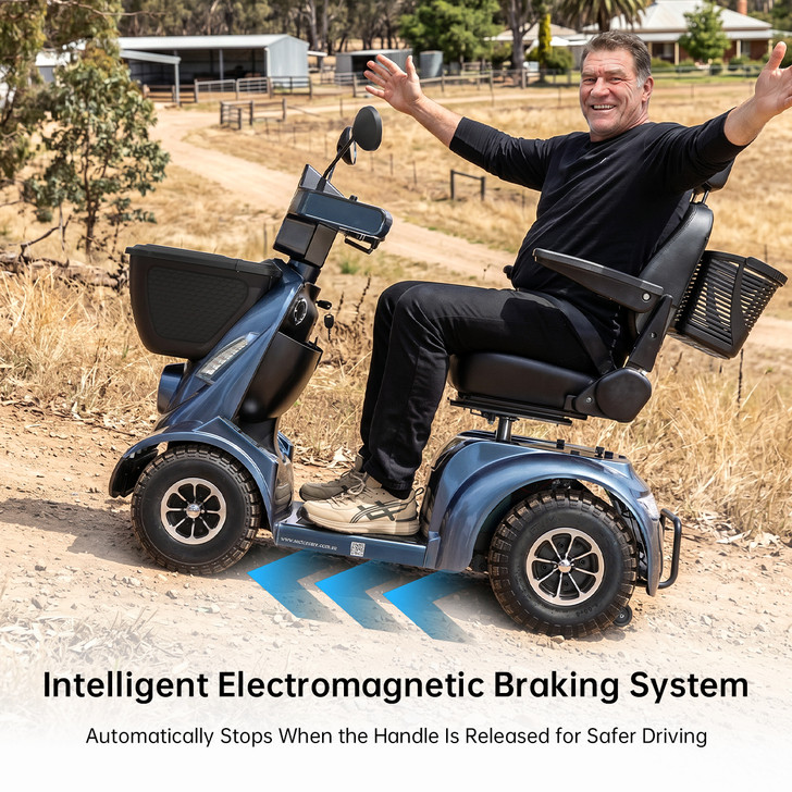 SectorCare Pro Mobility Scooter - Blue