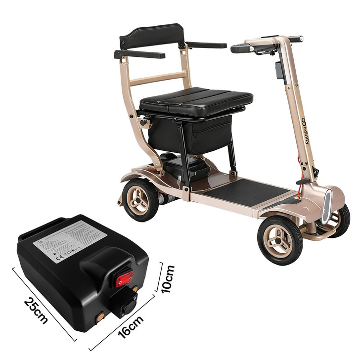 Lead Acid Battery Ultra Lite Mobility Scooter