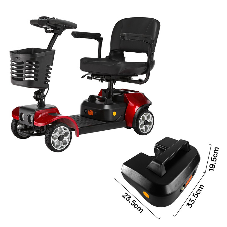 Lead Acid Battery Travel Mobility Scooter