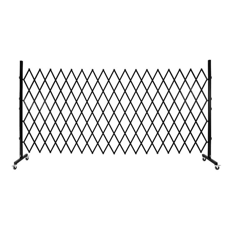 2m High Expandable Barrier – Black – 3.5m