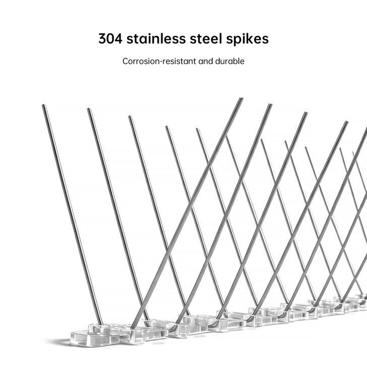 50cm Stainless Steel Bird Spikes Parallel Design