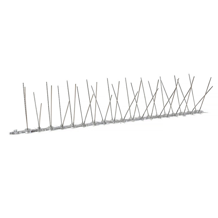 50cm Stainless Steel Bird Spikes - Staggered Design