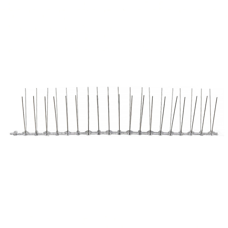 50cm Stainless Steel Bird Spikes - Staggered Design