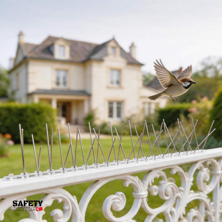 50cm Stainless Steel Bird Spikes - Staggered Design