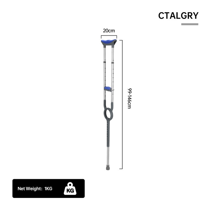 SectorCare Adjustable Underarm Crutches