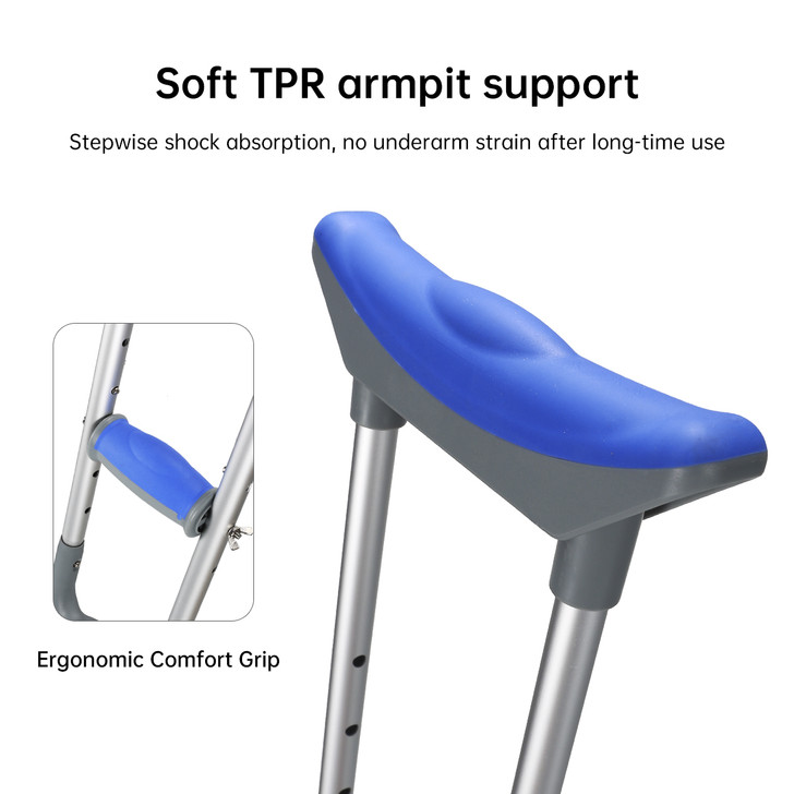 SectorCare Adjustable Underarm Crutches