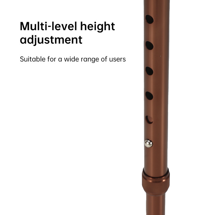 SectorCare Adjustable Walking Cane - Bronze