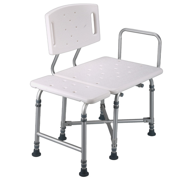 SectorCare Heavy Duty Transfer Bath Bench with Backrest