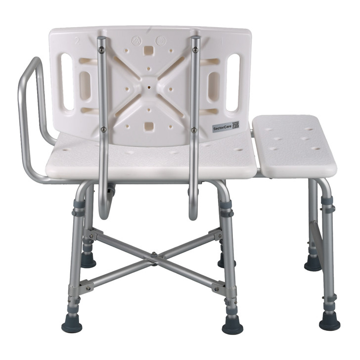 SectorCare Heavy Duty Transfer Bath Bench with Backrest