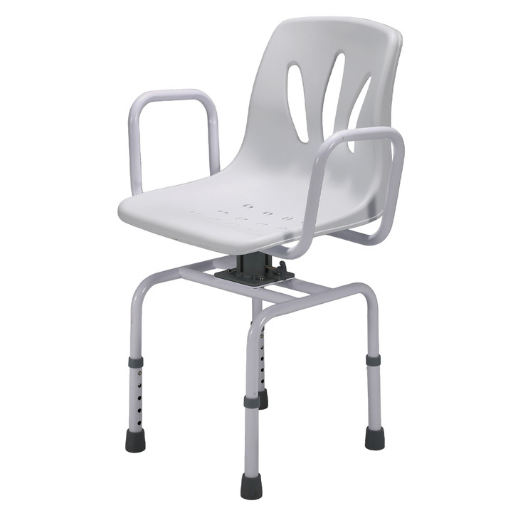 SectorCare 360° Swivel Shower Chair with Backrest and Handles