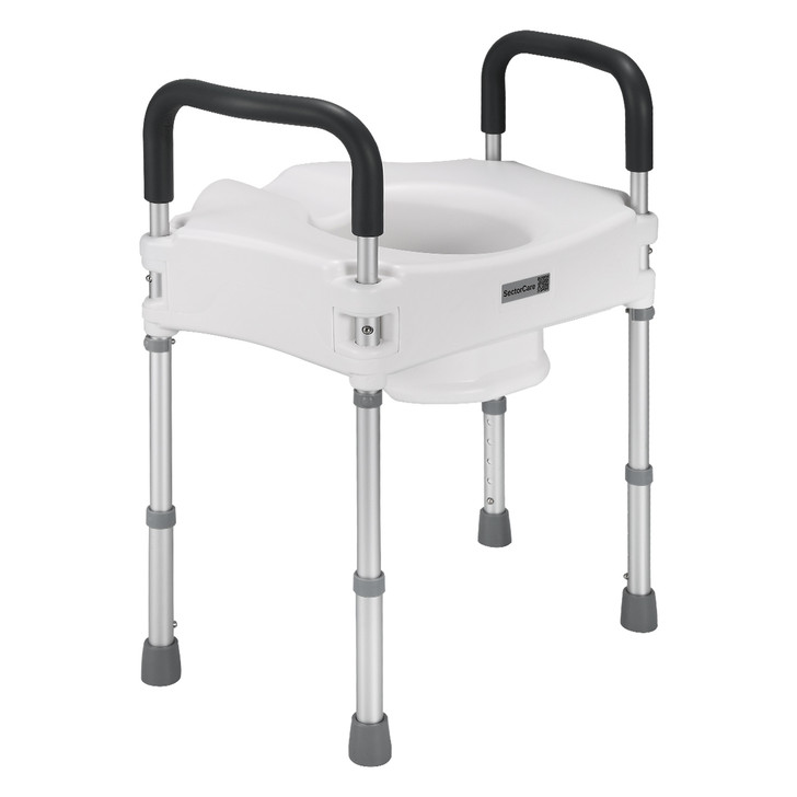 SectorCare Toilet Aid with Support Legs and Armrests