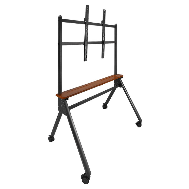Heavy Duty Mobile TV Stand 65 to 100 Inch 120kg Height Adjustable